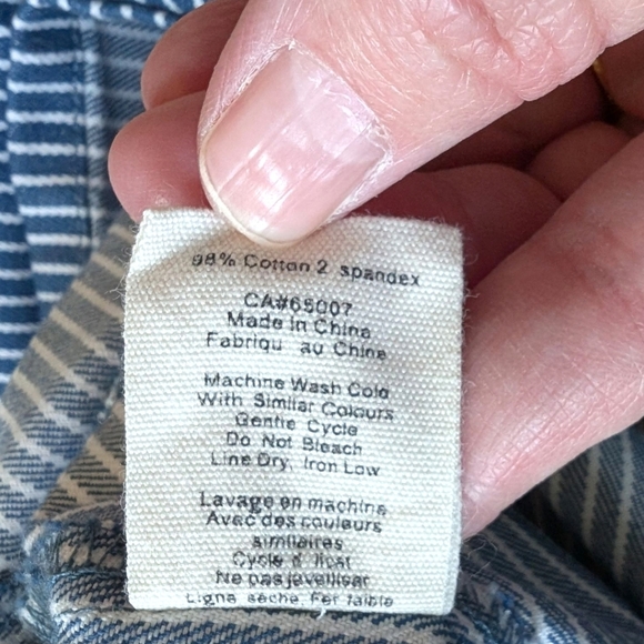 Jackson Rowe Rosario Dress Nautical Sustainable Womens L Preppy Layering Stripe - Picture 9 of 13